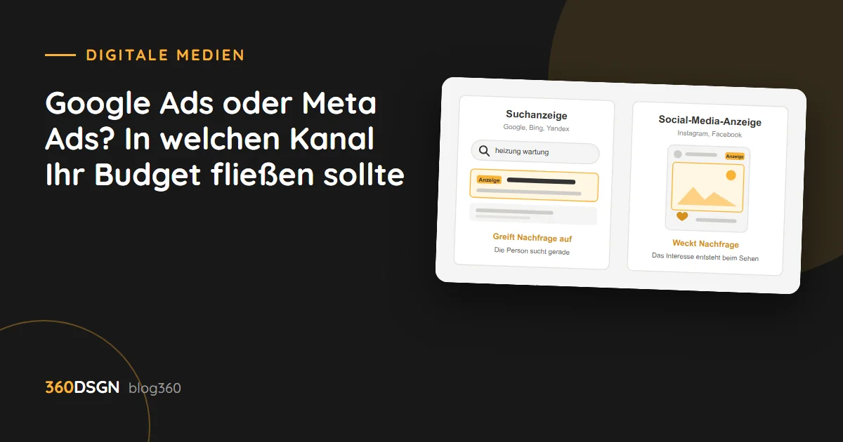 Google Ads und Meta Ads im Vergleich