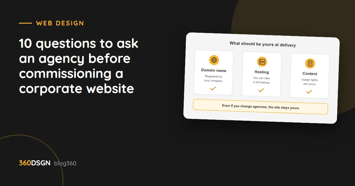 10 questions to ask an agency before commissioning a corporate website