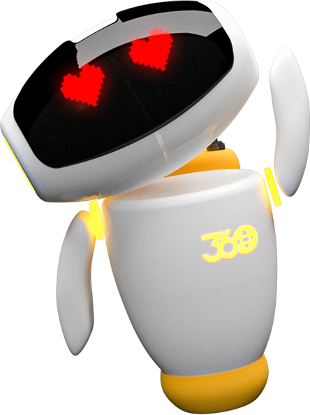 Cosmo, das 3D-Maskottchen von 360DSGN