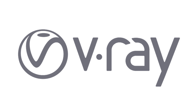Logo der Visualisierungssoftware V-Ray